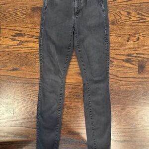 Mother Denim the Looker Ankle Fray size 25